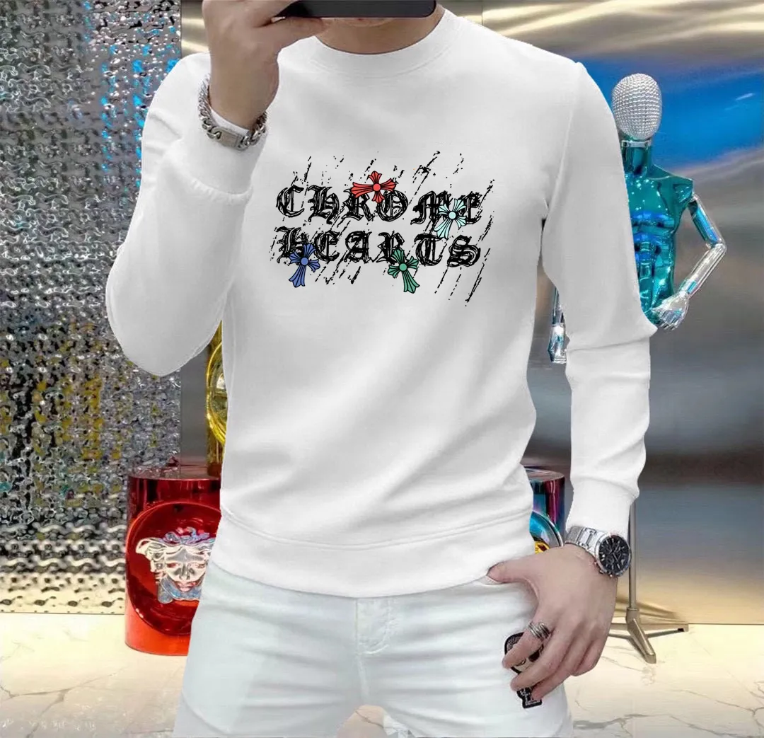🅿️220 brand [ChampipnHearts] (good news for fat people) 2025ss autumn latest long-sleeved round-neck sweatshirt, on sale simultaneously on the official website. Refreshing and breathable. Made of top Tencel Roman. Comfortable and soft. 3D stereoscopic clarity. Super fashion sense. Great gift for personal use. Size: M-5XL (can be worn up to 220 pounds)